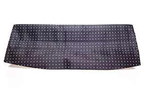 Cinturón de esmoquin para fumar cintura de seda negra DOLCE & GABBANA Cummerbund s. IT48/M - Imagen 1 de 5