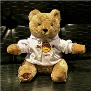 TOKYO Classic Hoodie Bear puppet doll plush toy Hard Rock Cafe - Picture 1 of 1