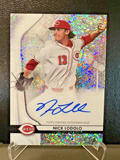Nick Lodolo 2020 Bowman Sterling #BDPA Speckle Refractor ROOKIE Auto #23/99 Reds