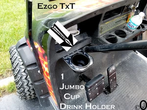 Portabebidas Ezgo TxT 1 Jumbo hecho con placa de diamantes de aluminio pulido - Imagen 1 de 5