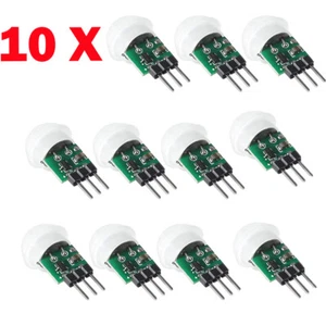 Módulo detector piroeléctrico infrarrojo IR sensor de cuerpo de movimiento mini PIR AM312 10 PIEZAS - Imagen 1 de 11