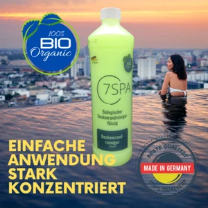 7SPA Biologischer Beckenrandreiniger 1Liter für Schwimmbäder und Whirlpools - Bild 1 von 2