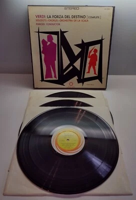 VERDI: La Forza del Destino (Complete) - Parodi - Boxed Set - 3 Vinyl LP Records - Image 1 of 4