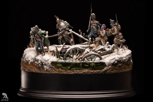 Retreat from Russia #4 54mm Painted Miniature Tin Toy Soldier | Museum - Picture 1 of 10