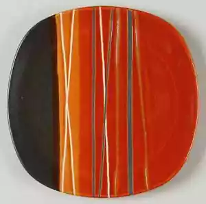 Home Trends Bazaar Red Salad Plate 8402626 - Picture 1 of 1