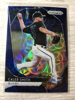 2020 Panini Prizm CALEB SMITH NAVY BLUE KALEIDOSCOPE ROOKIE RC Jersey #31 /35 G - Image 1 of 2