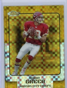 2006 Topps Finest Football Gold Xfractor #80 Trent Green Nr. 2 von 10 - Bild 1 von 2