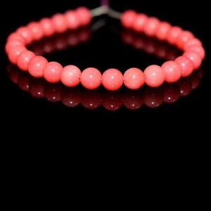 5 mm Echte Orange Koralle Glatt Runde Form Edelstein Lose Perlen 5,5 Zoll Für Schmuck - Bild 1 von 7
