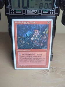 MTG Magic The Gathering Card Goblin Digging Team Summon Goblins Red The Dark - Picture 1 of 5