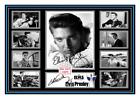 55) Eivis Presley king of rock Signed A4 photograph framed unframed (reprint)