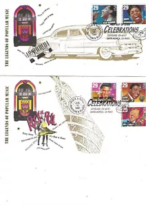 Stamps of the USA: 1993 issue of Popular Music stars, from Elvis to Buddy Holly - Picture 1 of 2