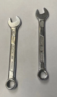 2 x Draper Expert Elora Midget 8mm Combination Spanner Metric 202M