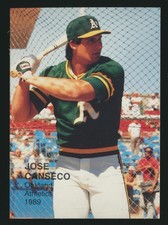 1989 Baseball's Best Two #2 Jose Canseco Oakland A's Broder Oddball