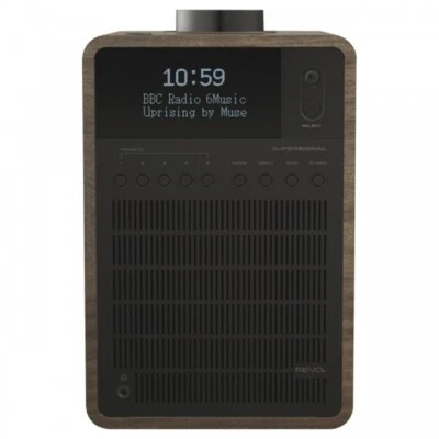 REVO SuperSignal DAB+ FM Radio with Bluetooth Walnut/Black - Image 1 of 4