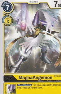 GIOCO DI CARTE BANDAI DIGIMON 2020 - MAGNAANGEMON ST3-08 R - Foto 1 di 2