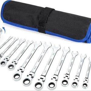 12 Piece SAE Combination Ratchet Wrench kit, 1/4" - 13/16" - Picture 1 of 9