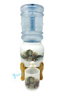 Water Crock Dispenser Set Garden Ceramic Half Gallon Water Bottle Cup Faucet New