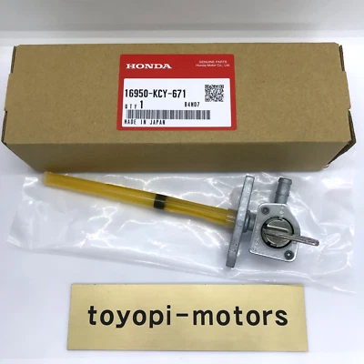 Válvula OEM HONDA FUEL PETCOCK XR400 R 96-04 16950-KCY-671 GENUINA NUEVA Foto 1 de 4