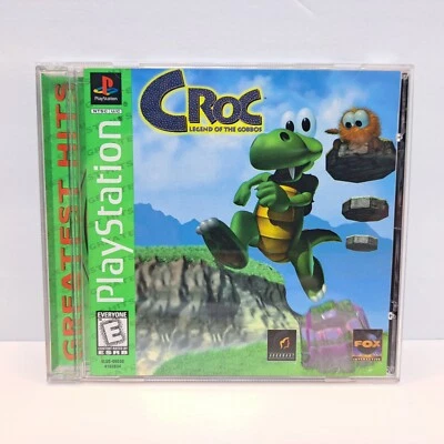 Croc: Legend of the Gobbos [GH] (PlayStation 1) Cib Complete w/ Reg.Card TESTED - Image 1 of 4