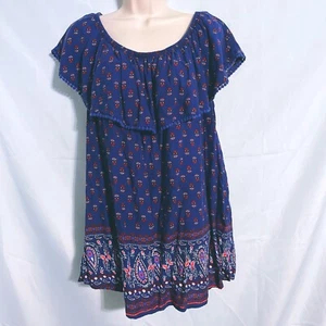 Top blu carino Faded Glory taglia 2X - Foto 1 di 4