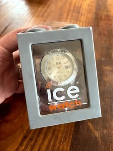 OROLOGIO ICE UNISEX NUOVO CON SCATOLA QUADRANTE BIANCO con CINTURINO GRIGIO - Foto 1 di 4