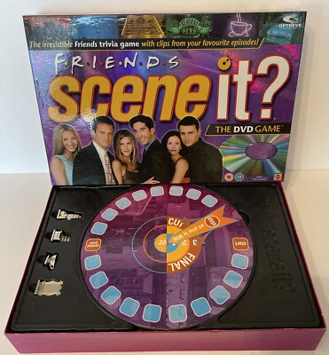 FRIENDS Scene It-DVD Board Game-Family-Logic-Trivia Complete & Instructions - Image 1 of 4