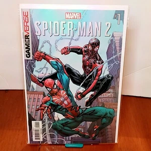 SPIDER-MAN 2 #1 Gamerverse Signed By Cristos Gage w CSA C.O.A. Todd Nauck Cover - Picture 1 of 8