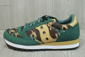 Rare Saucony Jazz Uomo Camo Green Brown Shoes S2044-584 Mens Size 8.5 - 10.5 - Picture 1 of 6