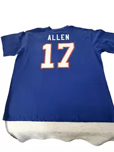AUTHENTIC NFL Blue JOSH ALLEN Buffalo Bills JERSEY SHIRT 2XL new no tag - Picture 1 of 2