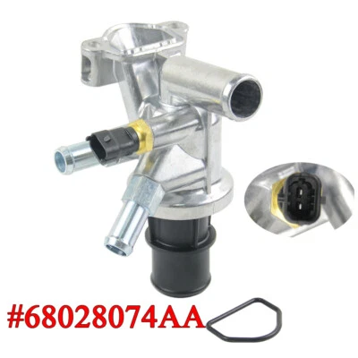 1x Conjunto de termostato #68028074AA para Dodge Nitro 2007-2009 2,8 CRD turbo diésel Foto 1 de 4