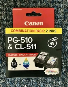 Canon PG-510 & CL-511 Black & Tricolour Ink Cartridge Twin Pack Combo - Picture 1 of 1