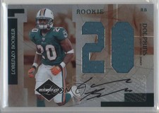 2007 Leaf Limited Jersey Number Signatures /25 Lorenzo Booker Rookie Auto RC