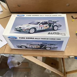 AUTOart MILLENNIUM 1/18 Ford Sierra Cosworth Tour De Corse 1988 88812 Auriol - Picture 1 of 4