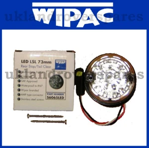 LAND ROVER DEFENDER - WIPAC LED COLA TRASERA TRANSPARENTE 73mm - XFD500040LED, S6065 - Imagen 1 de 3