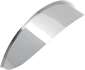 Drag Specialties 5 3/4 inch Chrome Steel Headlight Visor For Harley - Picture 1 of 2