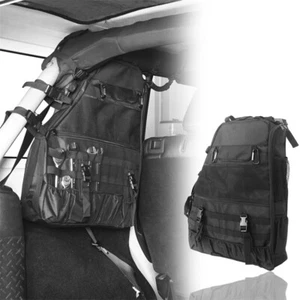 Pair Roll Bar Tactical Storage Bag Backpack For Jeep Wrangler 07-18 JK 4DR - Picture 1 of 12