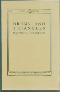 DRUMS AND TRIANGLES BY MARJORIE H GREENFIELD PERCUSSION MUSIC 1949 - Picture 1 of 3
