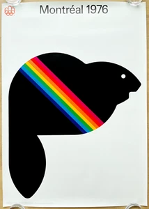 Poster Poster _ 1976 Montreal Olympics - Amik Beaver _ A1 - Picture 1 of 7