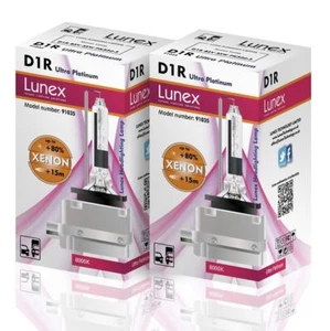 2 x Genuine LUNEX D1R XENON 8000K HID BULB compatible with 66150 66154 85409C1 - Picture 1 of 1