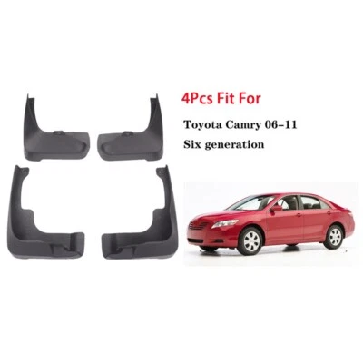 Juego de 4 protectores contra salpicaduras guardabarros delanteros y traseros aptos para Toyota Camry 2006-2011 Foto 1 de 4