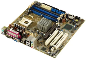 ASUS P4P800-VM PGA478 4x DDR AGP 3x PCI - Imagen 1 de 2