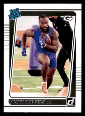 2021 Donruss #303 Amari Rodgers RR RC - Image 1 of 2