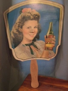Shirley Temple Fan Advertising the Movie "I'll Be Seeing You" & Royal Crown Cola - Picture 1 of 10