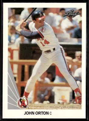 1990 Leaf - #511 John Orton (RC) - Image 1 of 2