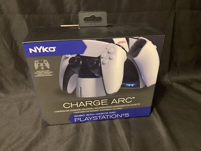 Nyko Charge Arc for PlayStation 5 - Aesthetic Charging Station for PlayStation - Image 1 of 2