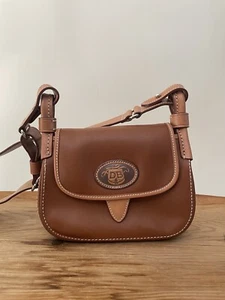 Neu mit Etikett Dooney & Bourke hellbraune Mini-Schultertasche Leder braun Mini - Bild 1 von 10
