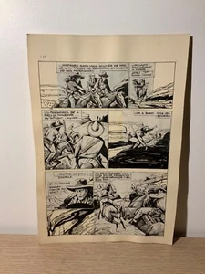 Planche originale MARIJAC pour Le cavalier aux éperons d’argent . JIM BOUM - Imagen 1 de 1