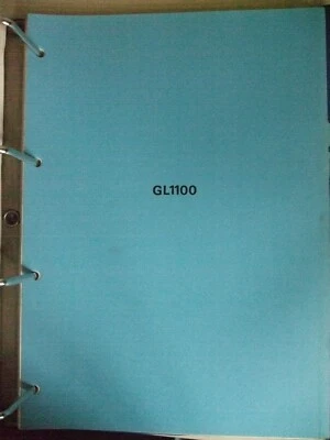 GENUINE HONDA GL1100 ASPENCADE WORKSHOP MANUAL "ADDENDUM" FROM BLUE BOOK 1980 - Image 1 of 4