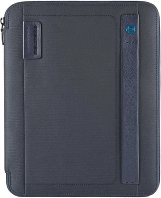 PIQUADRO PB2830P16-CHEVBLU. PORTABLOCCO A4 TESSUTO PELLE BLU - Imagen 1 de 2