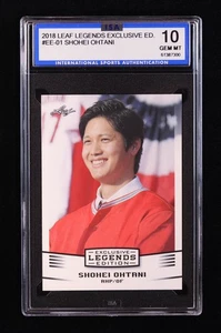 Shohei Ohtani 2018 Leaf Ohtani Legends Exclusive Edition #EE01 RC (ISA 10) - Picture 1 of 2
